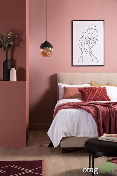 ایده های کاربردی برای طراحی و دکوراسیون اتاق خواب های صورتی