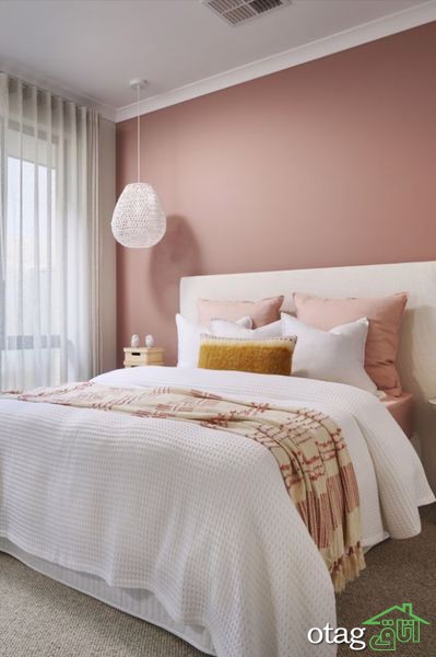 ایده های کاربردی برای طراحی و دکوراسیون اتاق خواب های صورتی