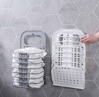 29 مدل سبد لباس پلاستیکی، چوبی، پارچه ای و حصیری جدید و شیک