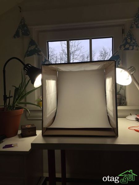 چگونه یک استودیوی عکاسی کوچک را در خانه به طور آسان بسازیم