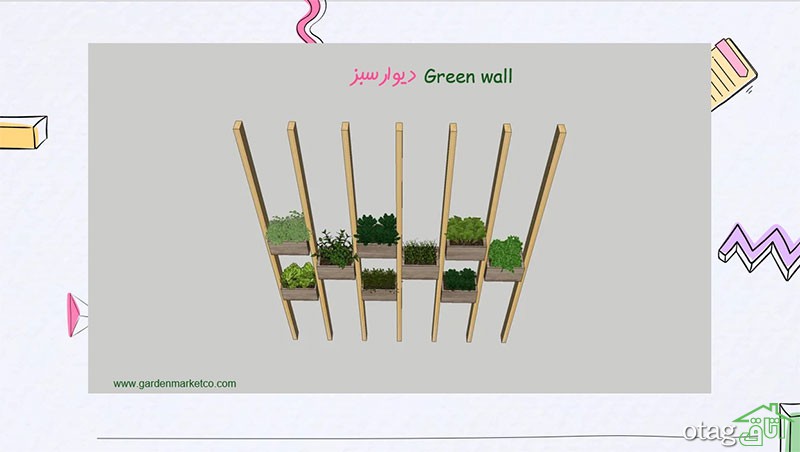 با دیوار سبز ، زیبایی و هوای پاک را به خانه خود هدیه دهید