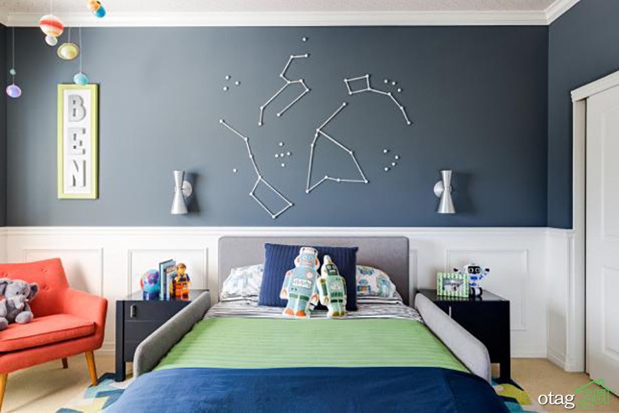 رنگ مناسب برای دیوار اتاق کودک