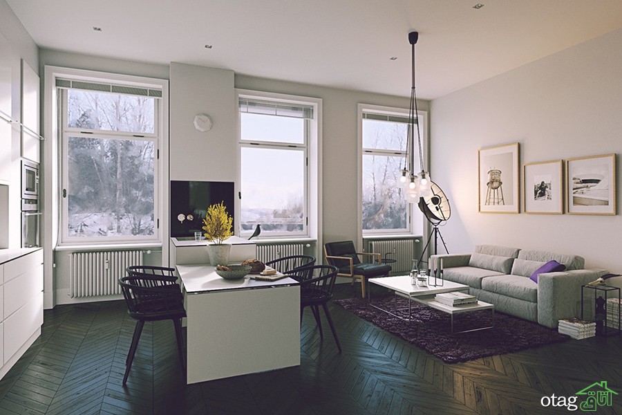 چگونه یک اتاق نشیمن مستطیل شکل را تزئین کنیم؟