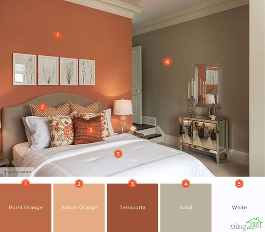 معرفی پنج رنگ مختلف و ترکیبی برای اتاق خواب