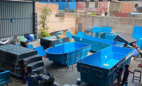 حوض پیش ساخته برای حیاط خانه