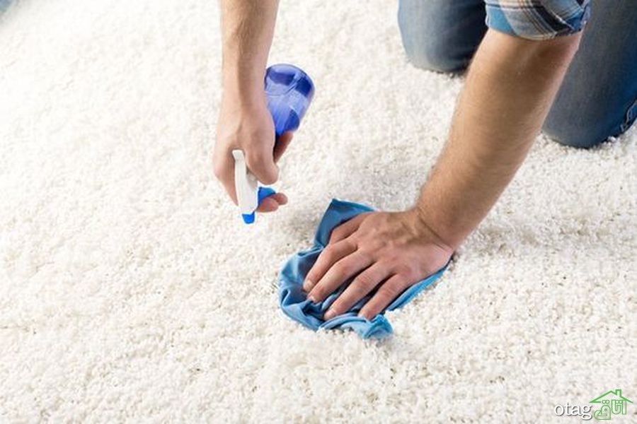 بهترین روش برای پاک کردن چسب از روی فرش
