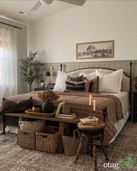 بهترین چیدمان اتاق خواب سنتی