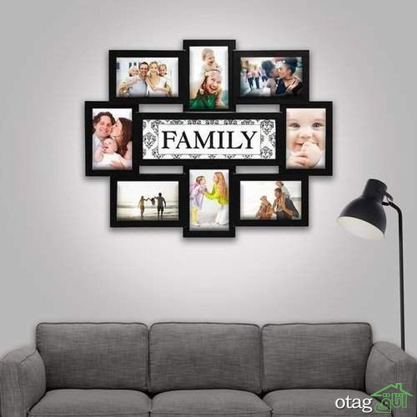 یک گالری عکس خانوادگی بر دیوار خانه درست کنیم