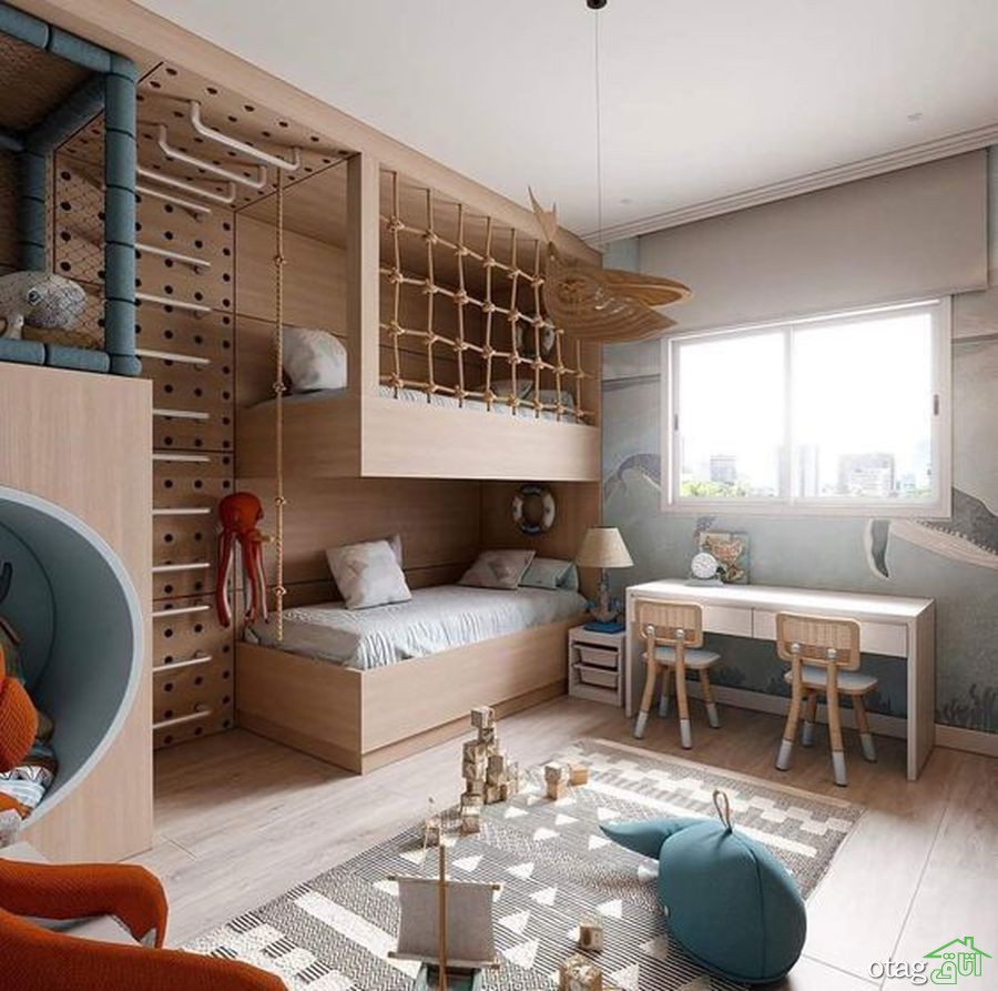 اتاق کودک را با جلوه های بصری تزئین کنید اتاق کودک را با جلوه های بصری تزئین کنید