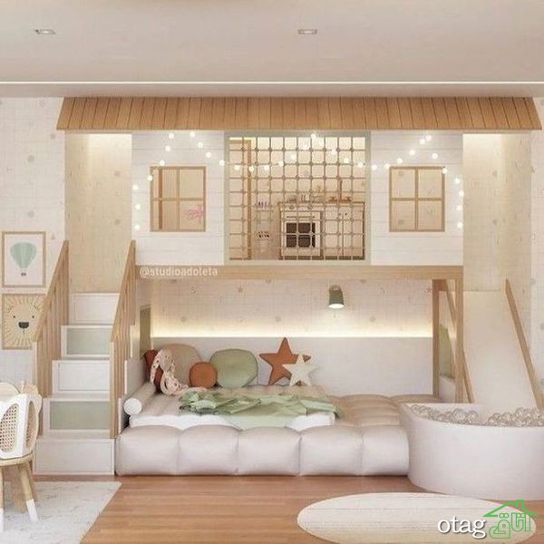 اتاق کودک را با جلوه های بصری تزئین کنید اتاق کودک را با جلوه های بصری تزئین کنید