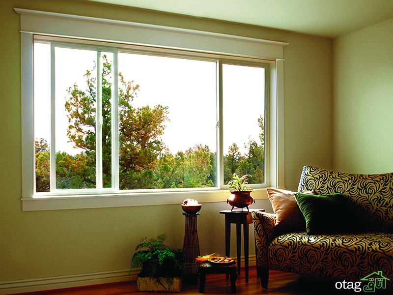 انواع مدل پنجره دوجداره کشویی و تاثیر آن در زیبایی نمای خانه