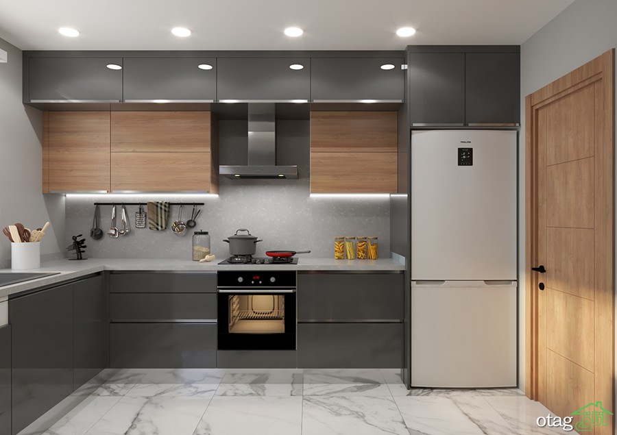 کابینت آشپزخانه ام دی اف بهتر است یا های گلاس؟