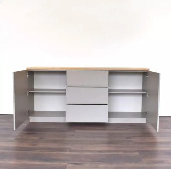 23 عکس از مدل کنسول چوبی کابینت دار مدرن [قیمت ارزان] جدید 1402