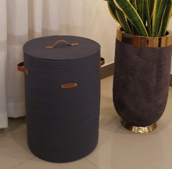 خرید اینترنتی 39 مدل سبد رخت حصیری و پلاستیکی  [ با قیمت ارزان ]