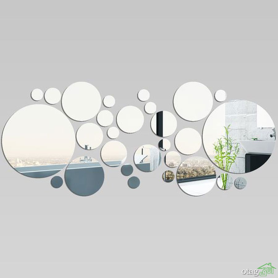 آینه کاری مدرن در دکوراسیون داخلی منزل