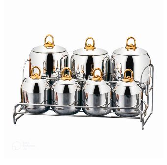 خرید 38 مدل ظرف جا ادویه ای شیک و جدید [چوبی، شیشه ای]