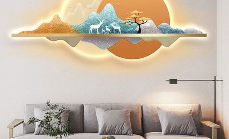 نقش پوستر سه بعدی در زیباسازی اتاق پذیرایی