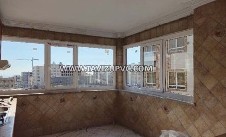 تعویض پنجره قدیمی آهنی با دوجداره UPVC