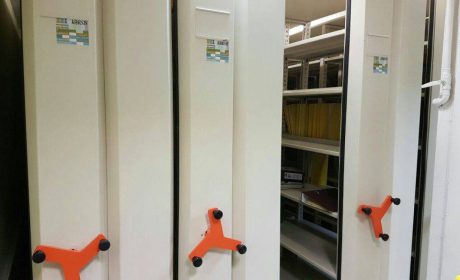 کمد بایگانی ریلی و دوار بهترین راه حل برای فضای اداری کوچک