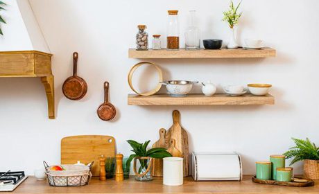 آموزش تزئین روی کابینت آشپزخانه