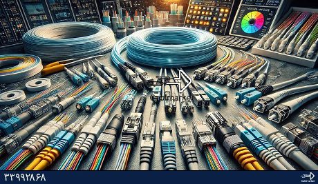 مقایسه کابل فیبر نوری 24 کور om3 و کابل فیبر نوری ۱۲ کور om3