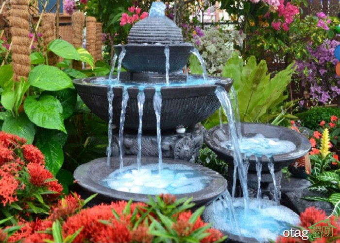 ایده طراحی باغچه و فضای سبز در ساختمان مسکونی