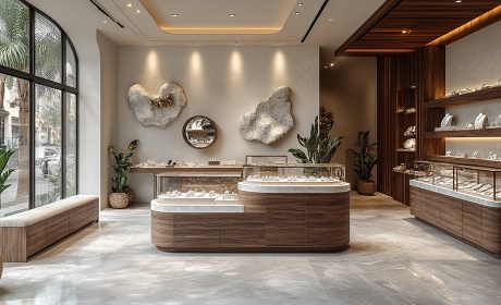 راهنمای و ۱۰۰ ایده دکور مغازه نقره فروشی، طراحی تا چیدمان