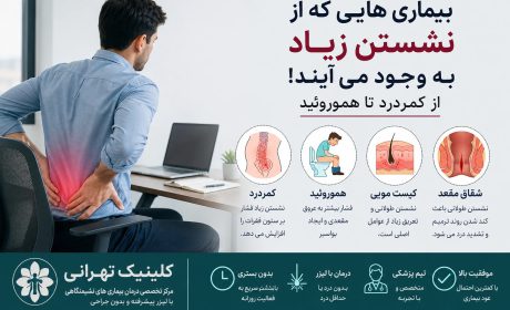 بیماری هایی که از نشستن زیاد به وجود می آیند؛ از کمردرد تا هموروئید