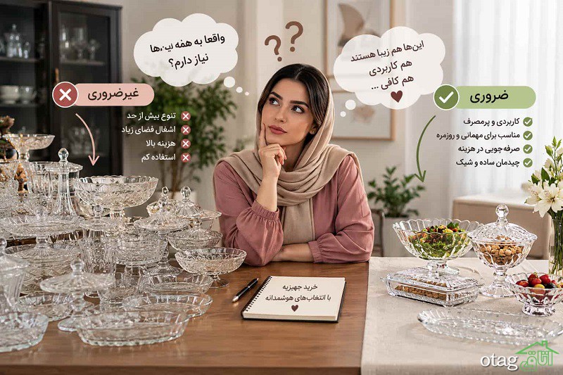 کدام ظروف پذیرایی برای جهیزیه واقعاً ضروری نیستند؟