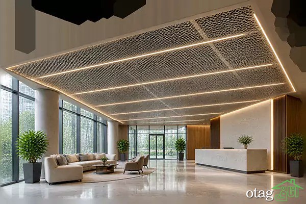 سقف استرچ متال ؛ راهنمای انتخاب، طراحی و اجرا سقف استرچ متال ؛ راهنمای انتخاب، طراحی و اجرا