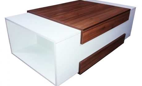 لیست قیمت خرید میز جلو مبلی [ 43 مدل پر فروش ] چوبی ، MDF ، شیشه ای