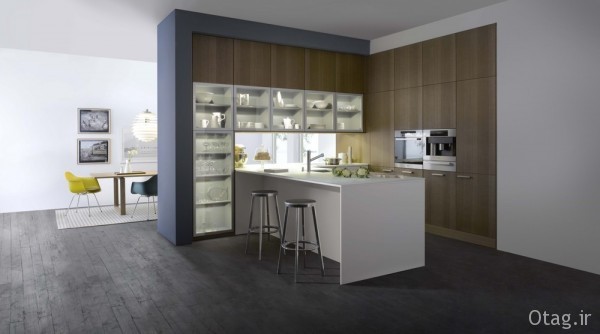 عکس و طراحی کابینت آشپزخانه مدرن در رنگ های مختلف