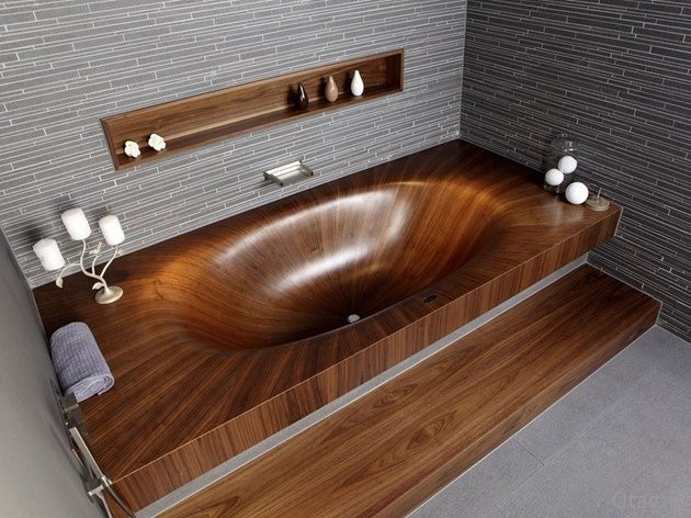 20 نمونه مدل وان حمام خیره کننده لوکس و زیبا و راهنمای خرید - وان جکوزی