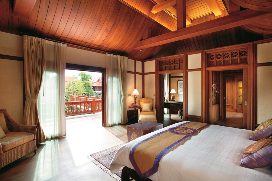 بررسی دکوراسیون و طراحی داخلی هتل زیبای ماندارین در تایلند / عکس