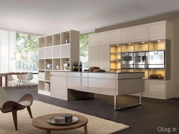 عکس و طراحی کابینت آشپزخانه مدرن در رنگ های مختلف