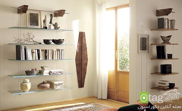 26 مدل قفسه کتاب [ مدرن ] برای اتاق نشیمن و اتاق خواب سال 1400