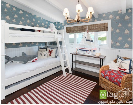 طراحی دکوراسیون اتاق خواب کودکان دوقلو در فضای کوچک و بزرگ