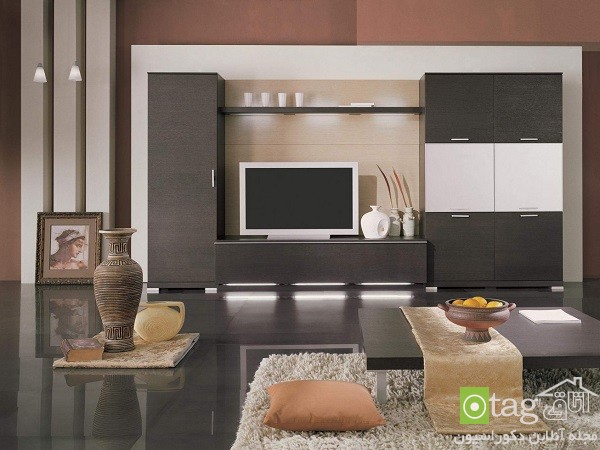 مدل های جدید ست میز تلویزیون و تزیینات اتاق نشیمن مدل های جدید ست میز تلویزیون و تزیینات اتاق نشیمن
