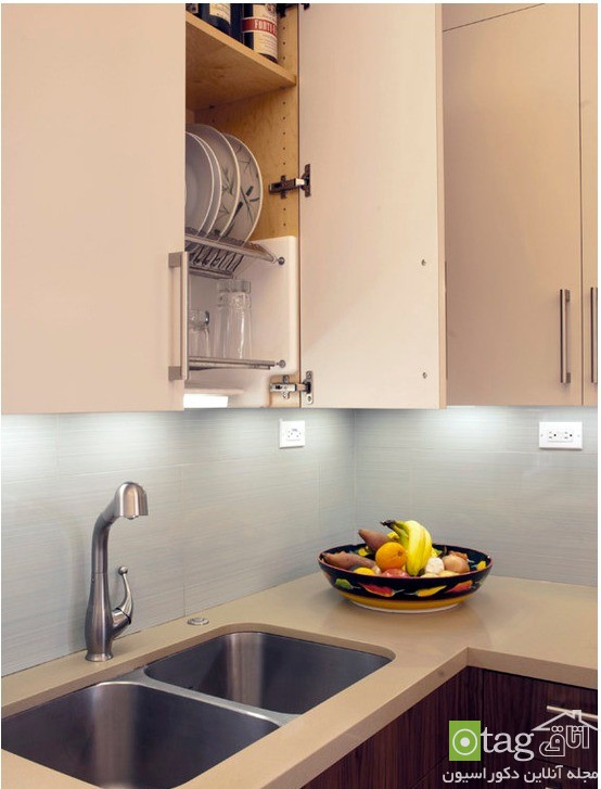  آشنایی با مدل های جدید و کاربردی جاظرفی و قفسه آشپزخانه