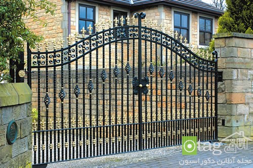 مدل های جدید درب ورودی ساختمان در طرح های فلزی و چوبی مدل های جدید درب ورودی ساختمان در طرح های فلزی و چوبی