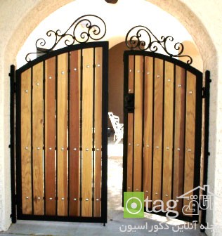 مدل های جدید درب ورودی ساختمان در طرح های فلزی و چوبی مدل های جدید درب ورودی ساختمان در طرح های فلزی و چوبی