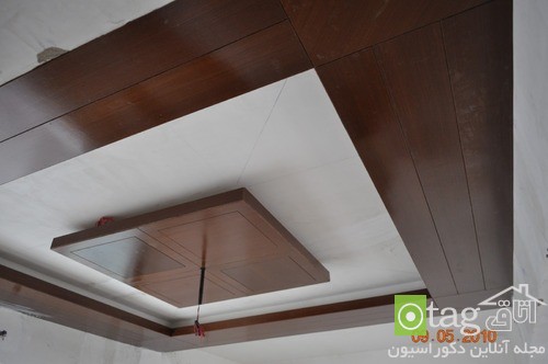 آشنایی با مدل های شیک  و منحصر بفرد پوشش سقف کاذب چوبی