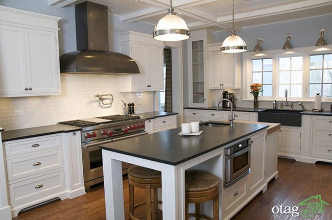 مدل سنگ کابینت آشپزخانه مناسب خانه های جدید و قدیمی    