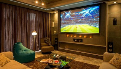 طراحی داخلی آپارتمان با تم فوتبالی مناسب بازیکنان حرفه ای