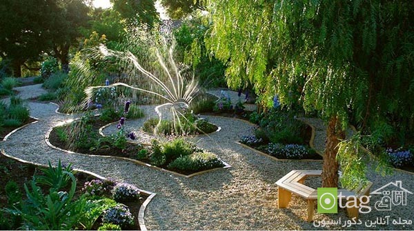 مدل نیمکت درختی مناسب حیاط خانه، باغ خصوصی و پارک های عمومی