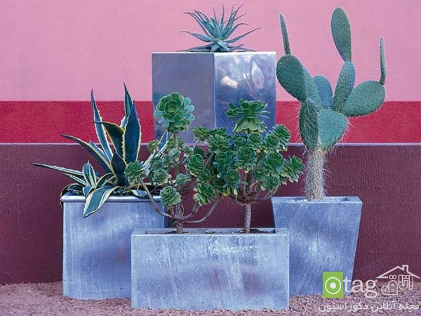 25 مدل تزیین دکوراسیون باغچه حیاط با گل و گیاهان استوایی
