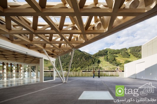 آشنایی با زیباترین مدل های نمای چوبی ساختمان در سال 2014