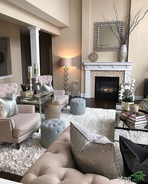 خرید 25 مدل آینه اتاق پذیرایی بسیار زیبا و مدرن ارزان