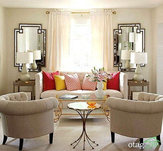 خرید 25 مدل آینه اتاق پذیرایی بسیار زیبا و مدرن ارزان
