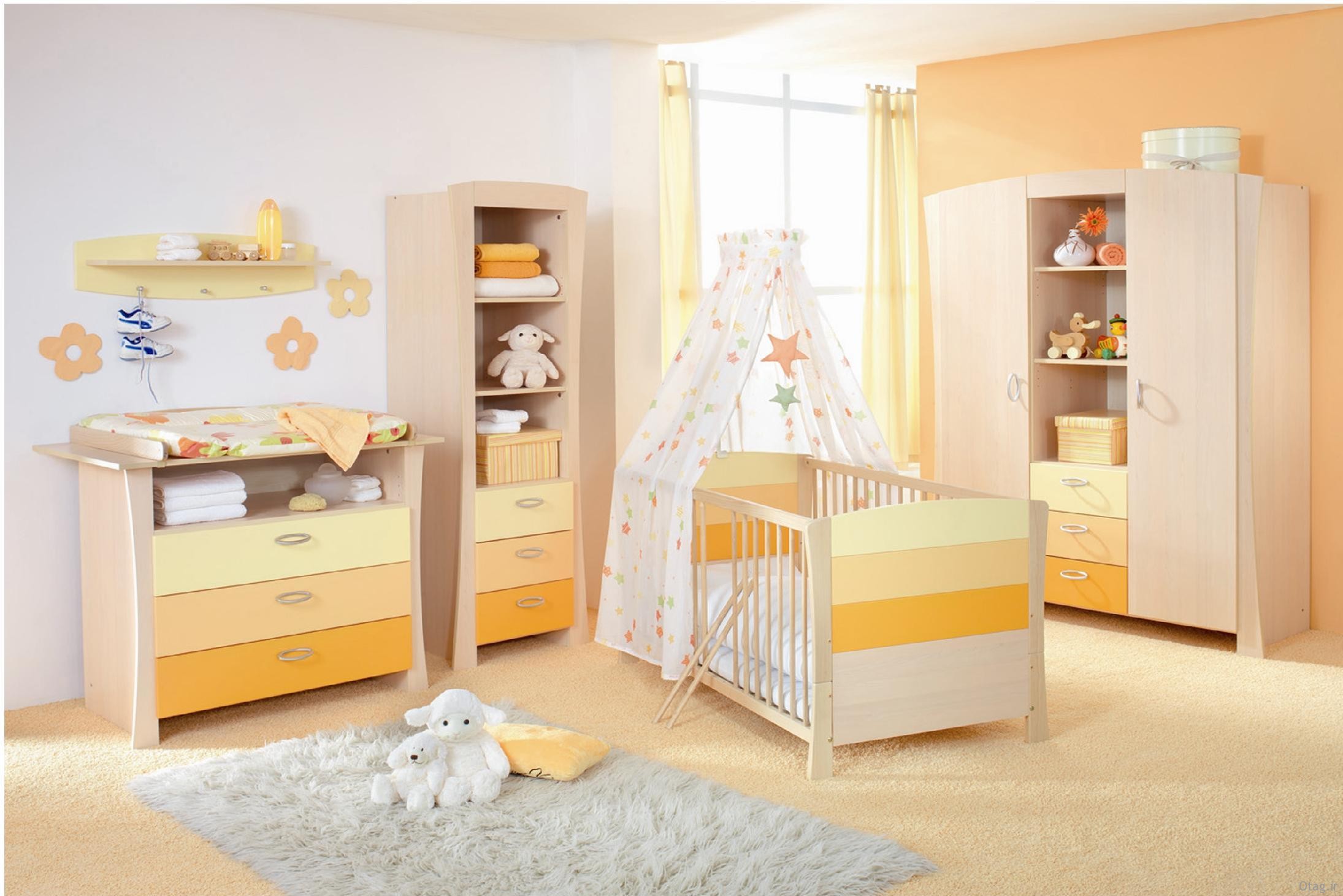 مدل های جدید تخت خواب نوزاد در دکوراسیون های شیک اتاق خواب